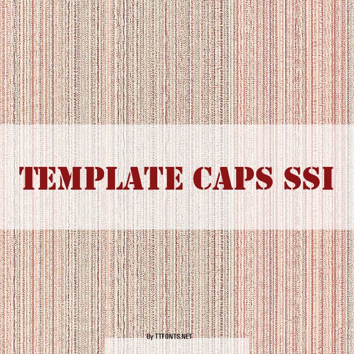 Template Caps SSi example